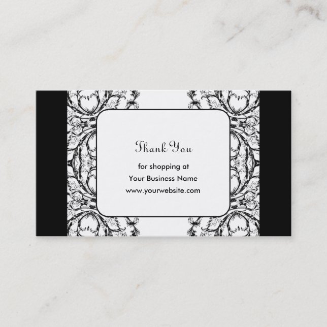 Thank You Business Card (Front)