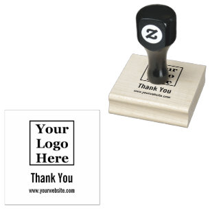 Thank You Business Logo and Website Template Rubber Stamp