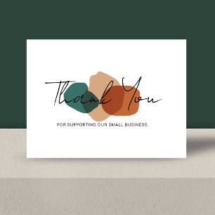 Thank You Business Minimalist Design Card