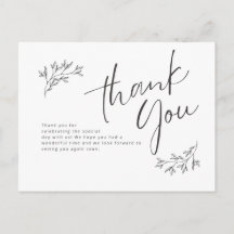 Thank You Card