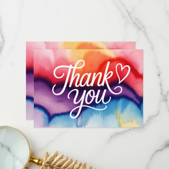 Thank You Card (Front/Back In Situ)