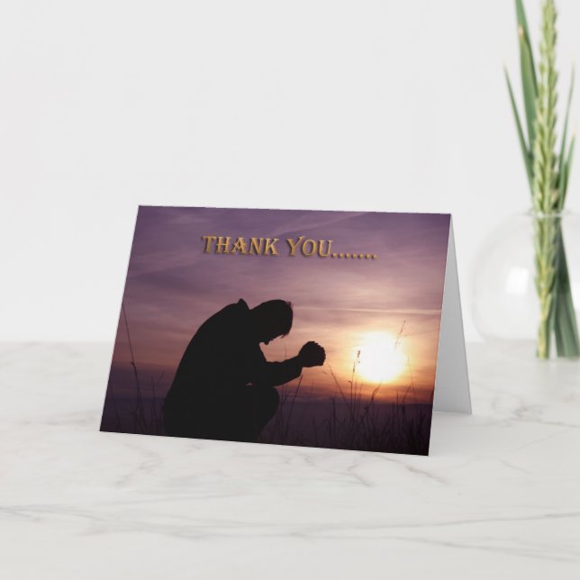 Thank you card (Front)