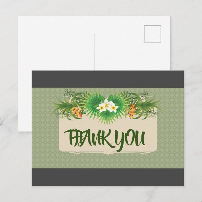 Thank you card (Front/Back)