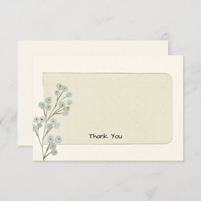 Thank you card  (Front/Back)
