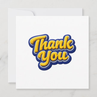 Thank you card