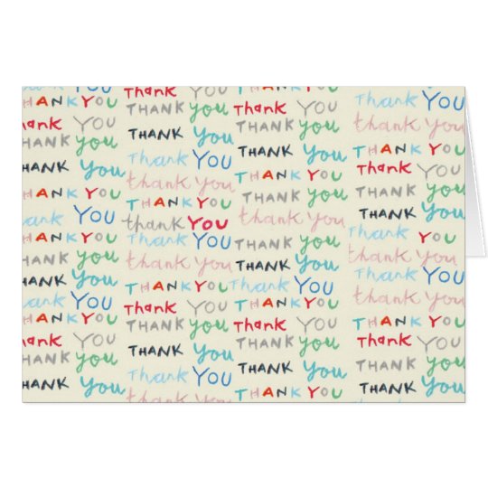 thank you card