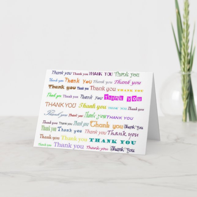 Thank you Card (Front)