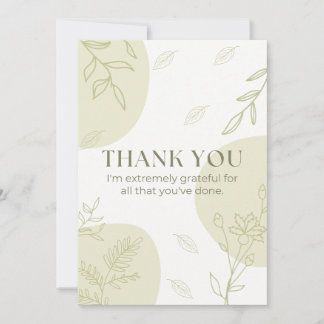 Thank you card