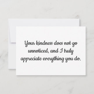 Thank You Card