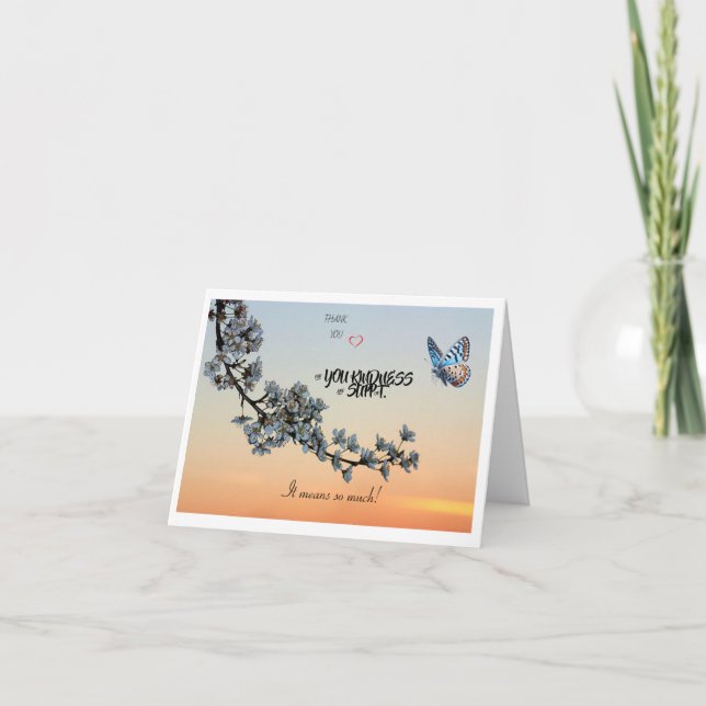 thank you  card (Front)