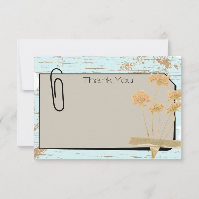 Thank you card  (Front)