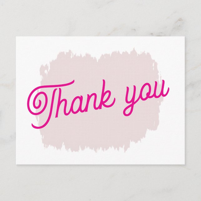 Thank you card (Front)