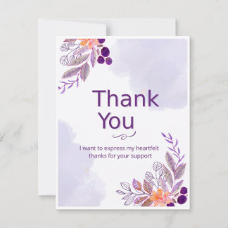 Thank You Card