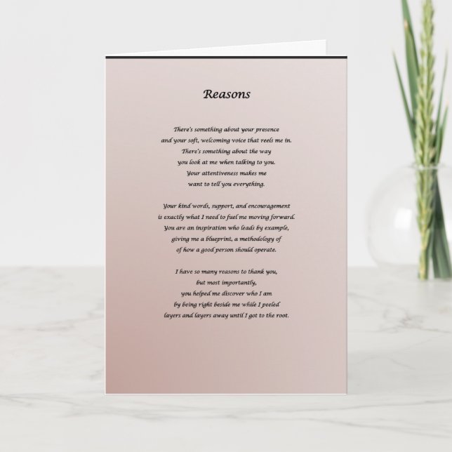 Thank you card (Front)