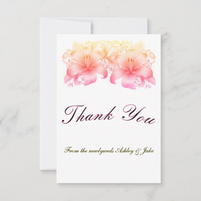 Thank you card (Front)