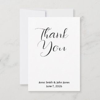 Thank You Card