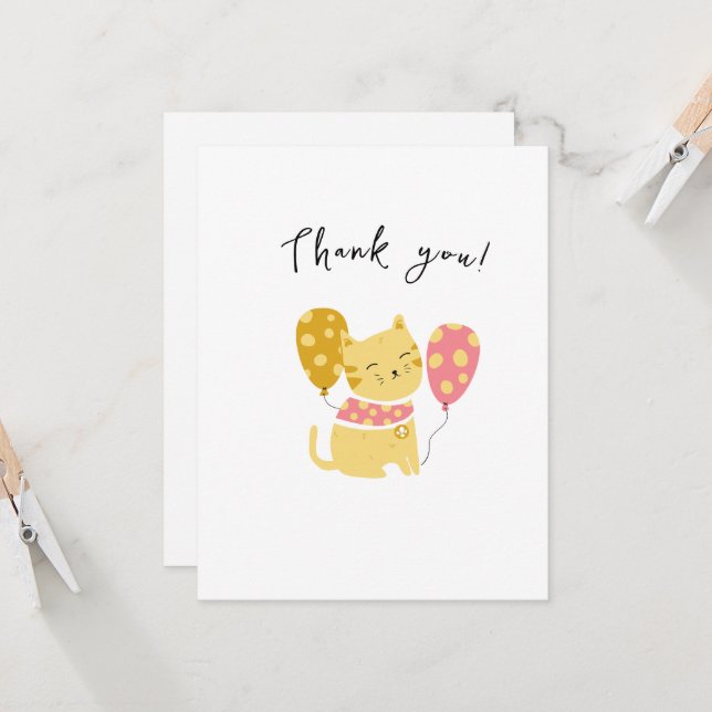Thank you! card (Front/Back In Situ)