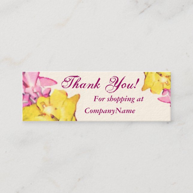 "Thank You" card (Front)