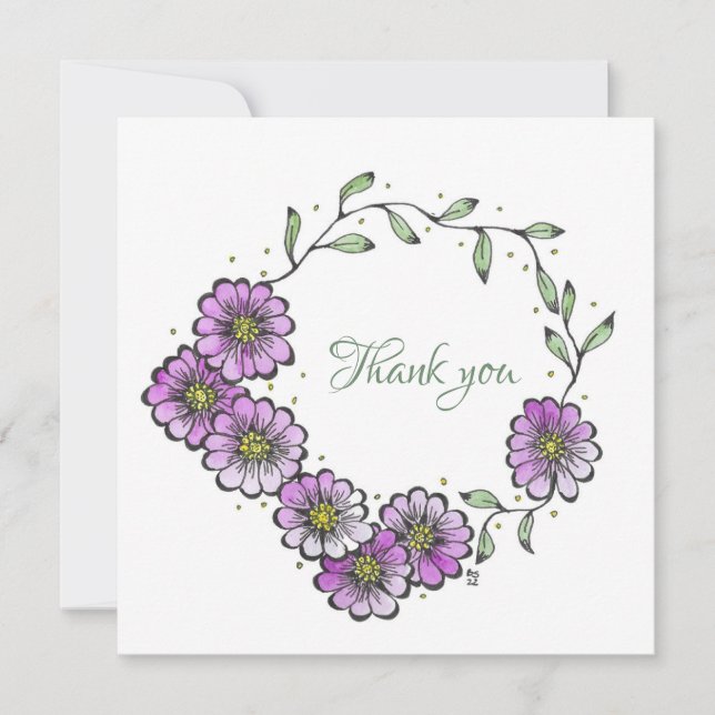 Thank you card (Front)