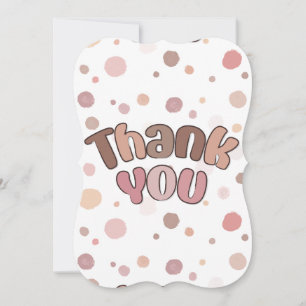 Thank you  card