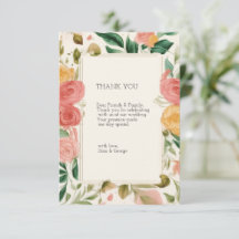Thank you card