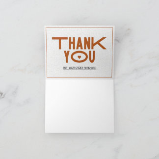 Thank You Card