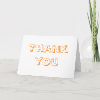 Thank you card