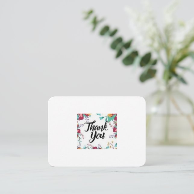 Thank You Card (Standing Front)