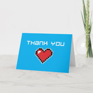 Thank You Card - 8 Bit