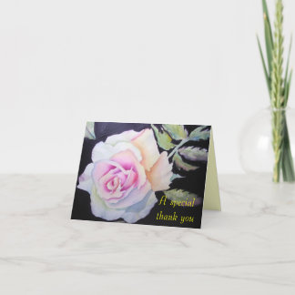 Thank you card - A special thank you