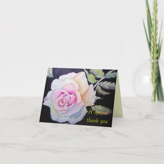 Thank you card - A special thank you (Front)