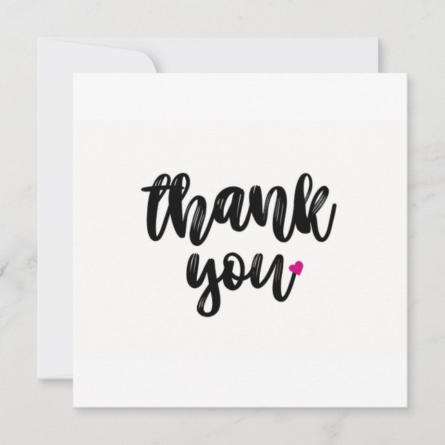 Thank You Card, Appreciation Card (Front)