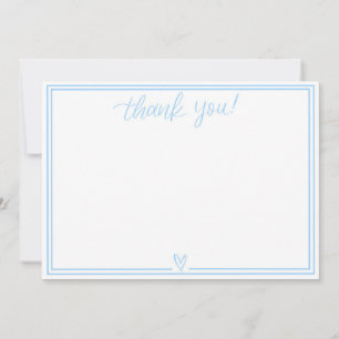Thank You Card (Baby Blue)