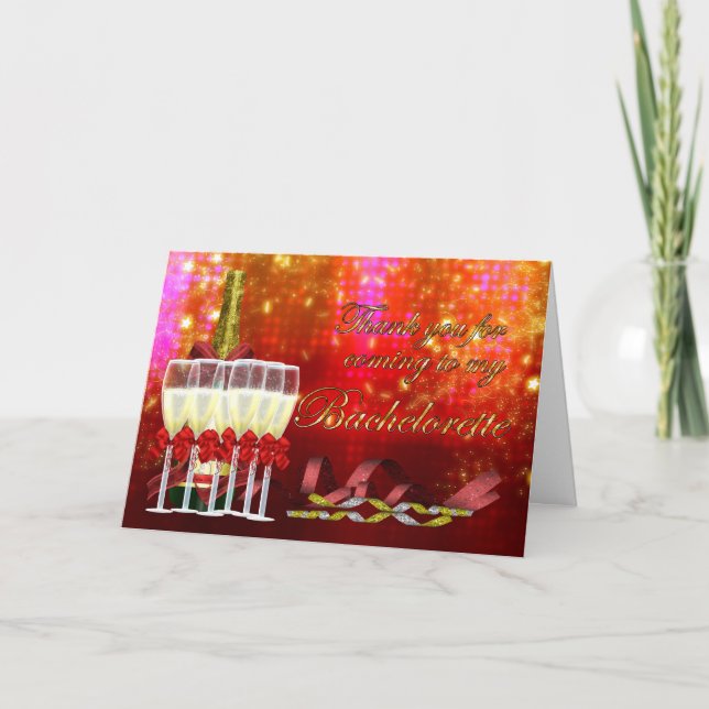 Thank you card Bachelorette Party (Front)