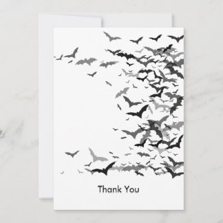 Thank You Card - Bats / Blank