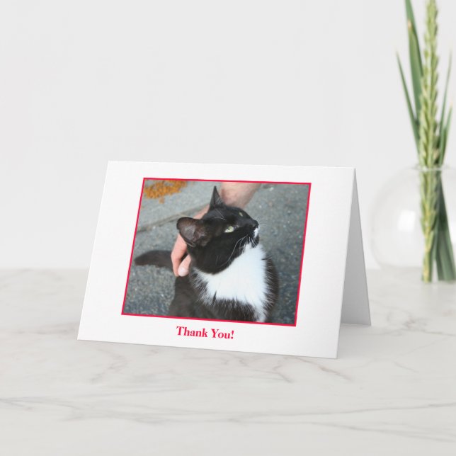 Thank You Card, blank inside. (Front)