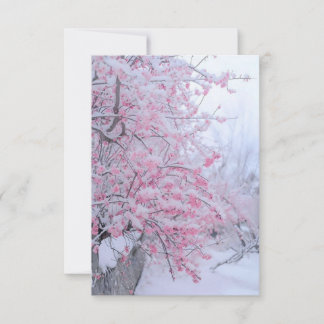 Thank you card decor with nature