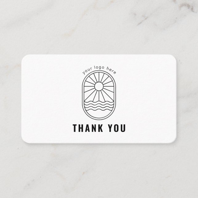 Thank You Card Discount Code Review Small Business (Front)