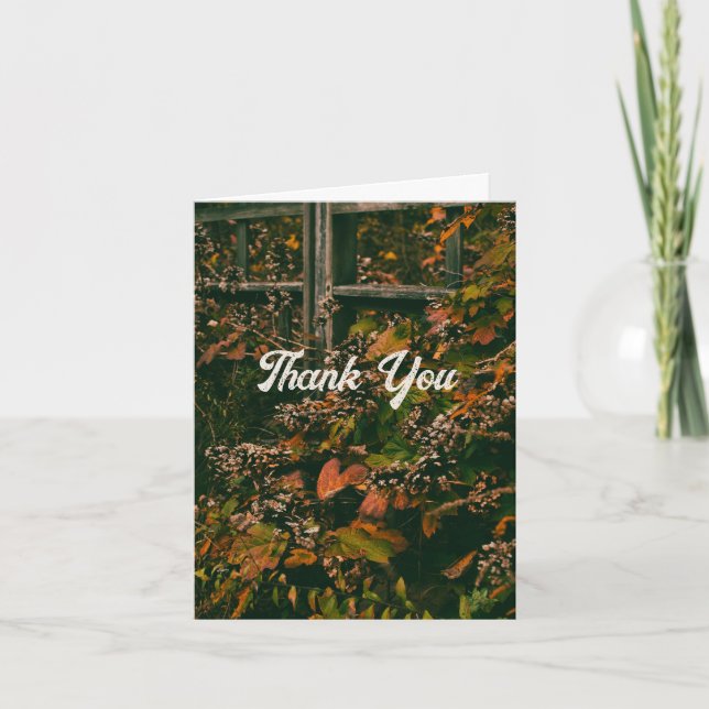 Thank You Card Fall Colours (Front)