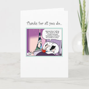 Thank you card for bank associates