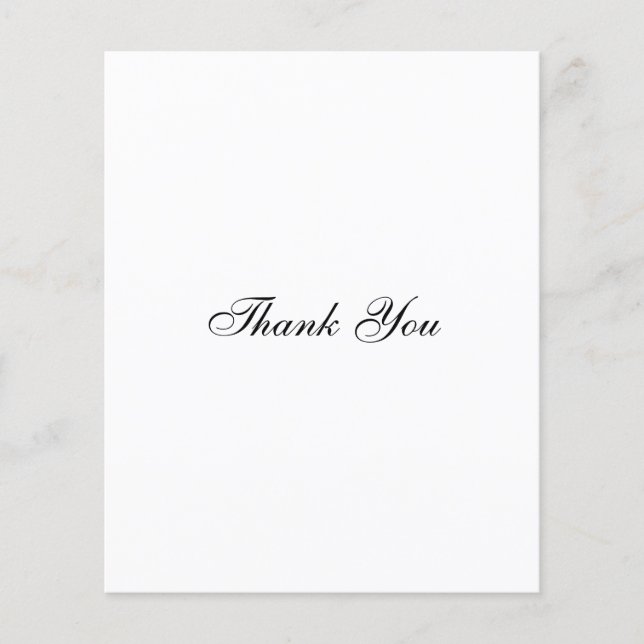 Thank you card for birthday (Front)