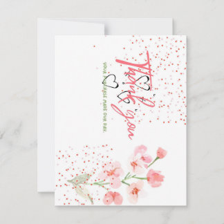THANK YOU CARD FOR CUSTOMERS, FOR SMALL BUSINESSES