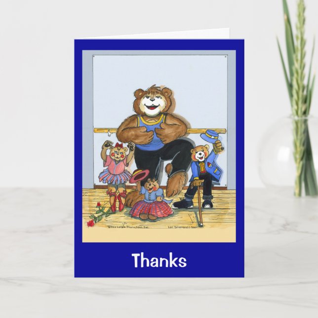 Thank You Card for Dance Instructor (Front)
