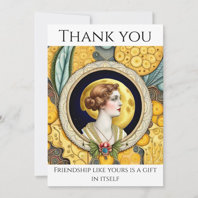 Thank you card for friends (Front)