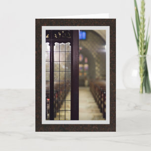 Thank-you card for ministers