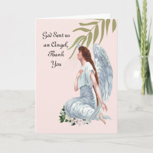 Thank You Card for Nurse Semi Religious