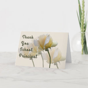 Thank You Card for School Principal