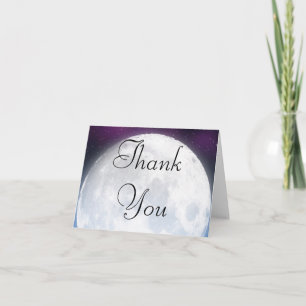 Thank You Card for Space Theme