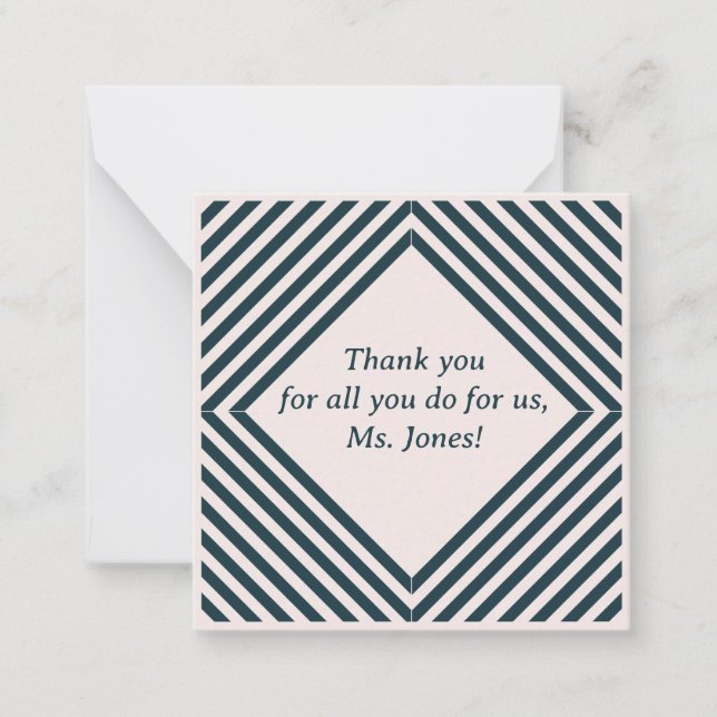 Thank You Card for Teacher (Front)