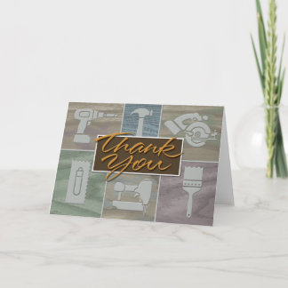 Thank You Card for the Construction Trades